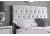 5ft King Size Cologne - Grey steel crushed velvet fabric upholstered button back bed frame 4
